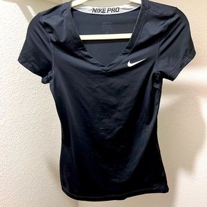 Nike Pro Combat V-Neck T-Shirt